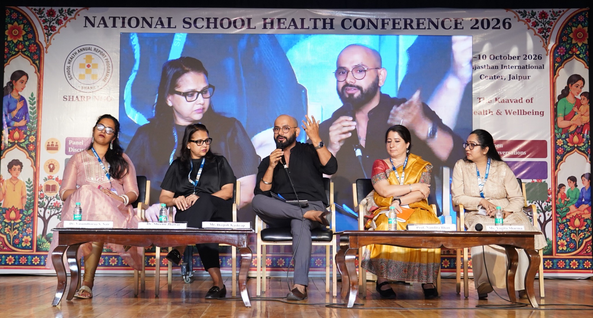 Panelists exchange perspectives during a school health discussion at NSHC 2026.